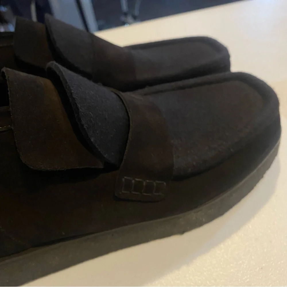 ACNE STUDIOS Kingston Paneled Suede And Felt Ankle Boots